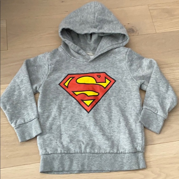 H&M Superman Hooded Sweatshirt Toddler 2-4